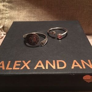 TWO Alex and Ani rings! Bargain alert!!!!!